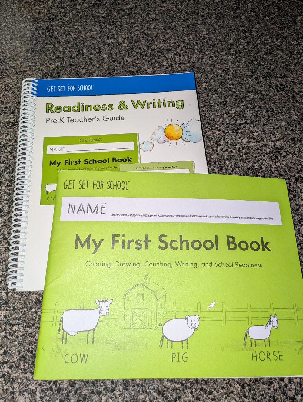 Learning Without Tears Pre-K Student Workbook & Teacher's Guide Handwriting
